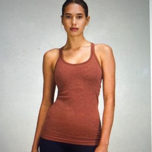 LuluLemon Ebb to Street Tank Top; ancient copper